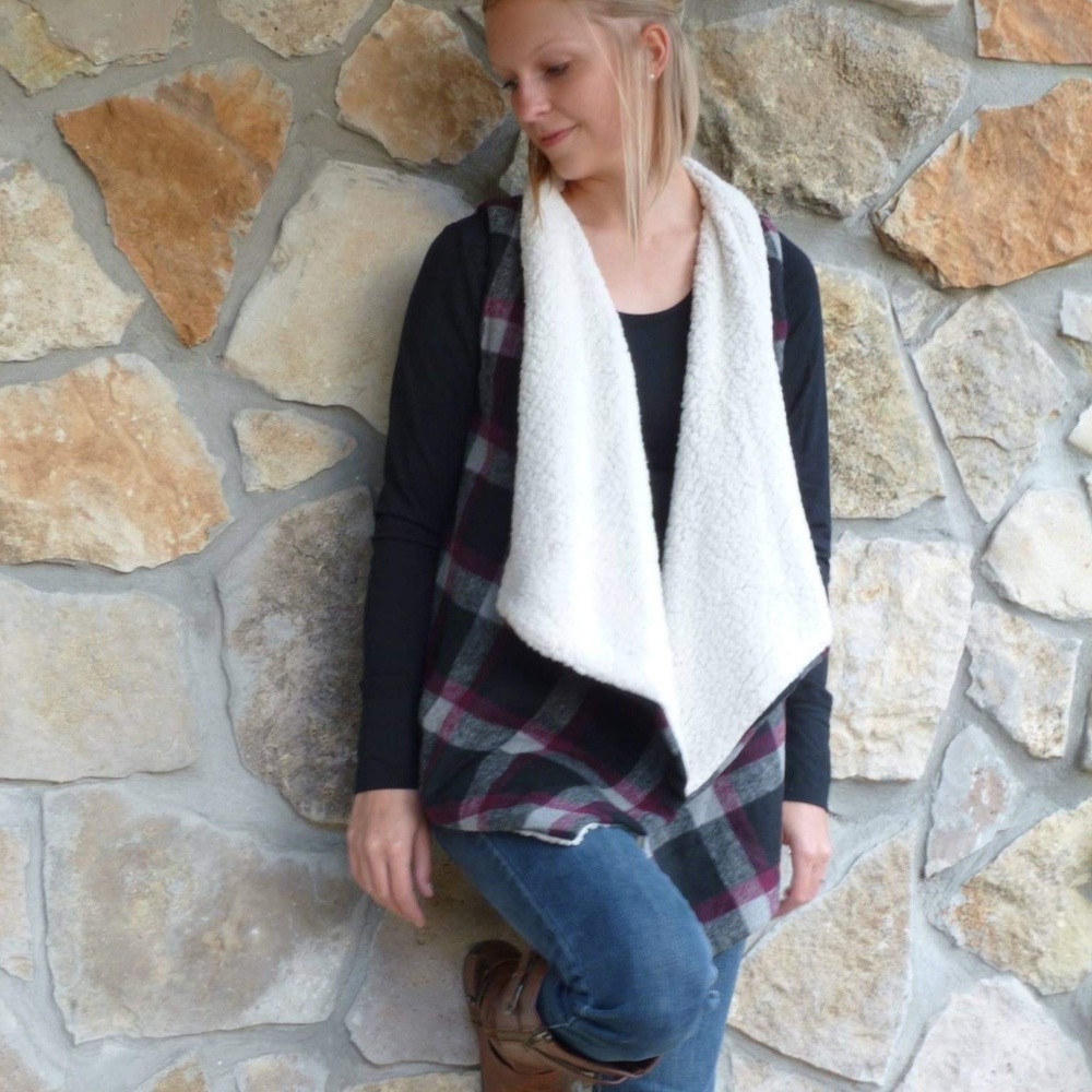 Plaid vest